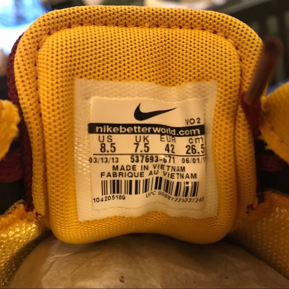 Men’s Nike Lunar Rod SB “Team Red” - sz 8.5 - Picture 7 of 8